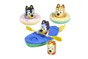 Bluey Family Bath Set Canoe & 2 Bath Splash & Float Bath Kids Child Toy 18m+