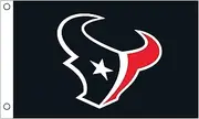Team Sports America NFL Houston Texans 3 x 5 Outdoor Durable House Flag with Grommets | Sport Team Flag & Banner | Indoor Wall Decor Flag for Room | Works with Flag Poles for Outside House