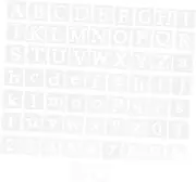 jojofuny 65pcs Reusable Alphabet Stencils Kits: Pet Letter Number and Symbol Templates - Art Craft Stencils for Crafting Rock Painting Journals