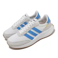 在飛比找PChome24h購物優惠-adidas 愛迪達 慢跑鞋 Run 70s 男鞋 白 藍 