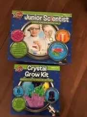 New (2 sets )) science by me make a colour mixing lab and growing crystal kit
