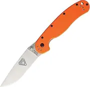 Ontario 8848ORANGE G-10 Rat 1 Linerlock Folding Knife Pocket Folder