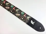 Classic Video Game Guitar Strap - Floppy Disk and Game Controllers