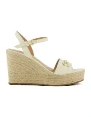 [Dune London] Kai Wedge Sandal in Ecru