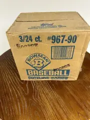 1990 BOWMAN BASEBALL RACK PACK CASE