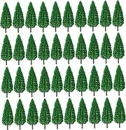 40PCS Model Trees Realistic Miniature Trees Plastic Railroad Layout Model Railway Accessories for DIY Scenery Landscape Railway Scenery Accessories Architecture Materials