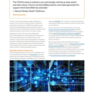 sonicwall tz270w網絡安全/防火牆軟體,8端口,+1年保