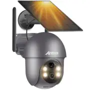 5MP Security Cameras Wireless Outdoor, Solar Camera Wireless with 360° View f...