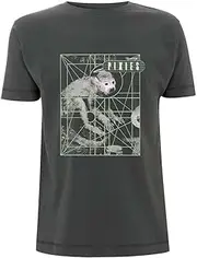 [Rock Off officially licensed products] Pixies Monkey Grid Official Tee T-Shirt Mens Unisex