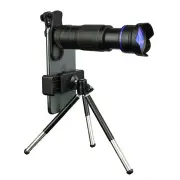 36X Phone Camera Telephoto Lens 4 In 1 Clip-on Telecope Zoom Macro Fisheye with Tripod Eyemask Storagebag Clip-On Lense