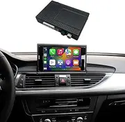 Wireless CarPlay&Android Auto Interface Compatible with Audi A6 C7 2012-2018,A7 2009-2018 3G MMI Retrofit Kit,Support OEM Bluetooth AUX Audio,HD Camera,Plug&Play (OEM Version:HN+)