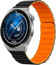 [VEVEL] 22mm Watch Band For Watch Strap Watch 4Pro GT3/GT4 Magnetic Silicone For Universal Strap