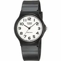 在飛比找PChome24h購物優惠-CASIO 極簡時尚指針石英錶-大數字/35mm(MQ-24