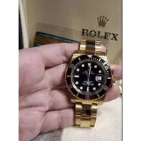在飛比找蝦皮購物優惠-Rolex 黑金迪通腕錶