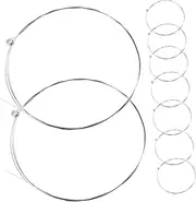 TOGEVAL Guitar Strings Acoustic Set 10pcs Extra Light E-1st Steel Strings for Acoustic Guitars