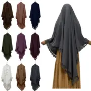 Large Khimar Hijab Prayer Kaftan Muslim Women Abaya Niqab Burqa Caftan Ramadan