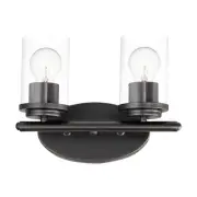 Maxim Lighting 10212CLBK Corona Bathroom Vanity Light Black