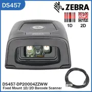 Zebra DS457-DP20004ZZWW USB Wired Barcode Scanner Fixed Mount 1D 2D Code Scanner