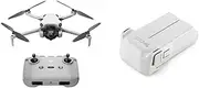 DJI Mini 4 Pro (DJI RC-N2)+ + Intelligent Flight Battery, Folding Mini-Drone with 4K HDR Video Camera for Adults, Under 0.549 lbs/249 g, 34 Mins Flight Time, 20 km Max Video Transmission Distance