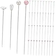 TEMPNAP 200Pcs Pear Shaped DIY Pins Straight Pins for Sewing and Crafting Head Design for Decoration and Quilting Projects Easy to Use Great