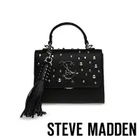 在飛比找Yahoo奇摩購物中心優惠-STEVE MADDEN-BCELEST 流蘇鉚釘信封包-黑