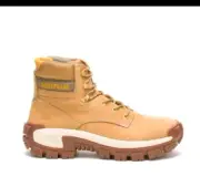 NEW Caterpillar Invader HI ST Men's Size 13 Steel Toe Work Boots Honey Wheat