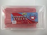 Lollinauts Strawberry Sour Straps 1.2kg 150pc Tub