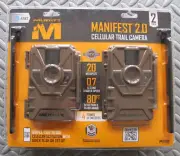 Muddy Manifest 2.0 Cellular Trail/Game Camera 2 Pack MUD-ATW-2PK AT&T