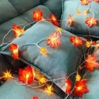 For Indoor Outdoor Garden Autumn ornament Garland Lamp Lights String Home Decor