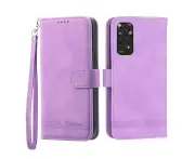 Flip Leather Wallet Case for Redmi Note 11 5G/Note 11S 5G - Purple