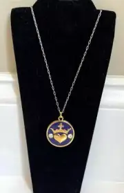 Brighton SIMPLY CHARMING DIGNITY NECKLACE Reversible Red/Blue 18"-21" Adjustable
