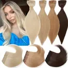 Highlight US One Piece Weft Clip In Remy Real Human Hair Extensions 3/4Full Head