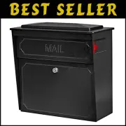 Classic Heavy-Gauge Locking Mailbox with Anti-Pry Mechanism - Mount Securely