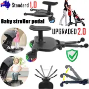 Universal Stroller Step Board 2.0 For Prams Kid Jogger Buggy Wheel Skateboard
