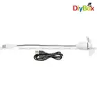 USB 2.0 LED Flexible Gooseneck USB Desk Mini Fan Portable Gadget