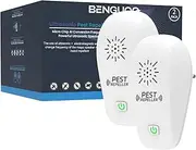 BENGUOO Ultrasonic Mouse Repellent BG322-2P Pack of 2 for Control of Rats