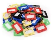 Barska Assorted Colored Small Key Tags 50 Pack for Key Cabinets