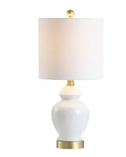 JONATHAN Y Perry 20in Ceramic Metal LED Table Lamp