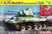 DML6621 1:35 Dragon T-34/76 Mod.1943 No.112 Factory with Commander Cupola