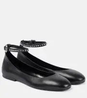 [See By Chloe] See By Chloé Klaire leather ballet flats AU 4 black