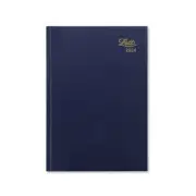 Letts 2024 Standard A5 Size Planner Day to Page Diary in Vibrant Blue Colour