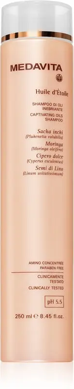 Medavita Huile d'Étolle Captivating Nourishing Shampoo for shiny and soft hair 250 ml