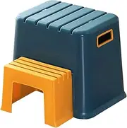 Detachable Footrest Step Stool for Toddlers,Bathroom Toilet Training Safe Non Slip Shoe Changing Stool Hand Washing Stool,Multi Colored