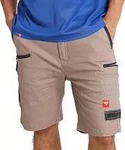 [BIG BEE] Brumby Work Shorts Stretch Cotton Canvas Mens Cargo Shorts