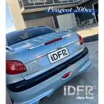 IDFR-ODE 汽車精品 PEUGEOT 寶獅 標誌 206CC 鍍鉻尾翼 後導流板 後廂飾條 車身飾條