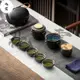 【化雲】窯變旅行茶具組陶瓷套裝家用戶外便捷包功夫茶具簡約收納隨身攜帶
