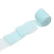 1 Roll Chiffon Ribbon, 1.5 Inch x 5 Yard Silk Ribbon, Light Blue