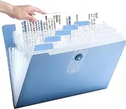 File Folder Agreements | Paper Document Receipt Folder | File Storage Organizer | Letter Size Paper Document Organizer for Home School, Mult