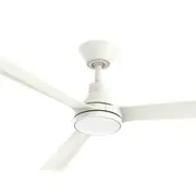 Martec Riviera 52" 3 ABS Blade Smart Wi-Fi DC Ceiling Fan with Remote Control and 18W Tri-Colour LED - Matt White
