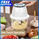 Electric Garlic Food Chopper 350ml Vegetable Chopper Grinder Blender Crusher AUS